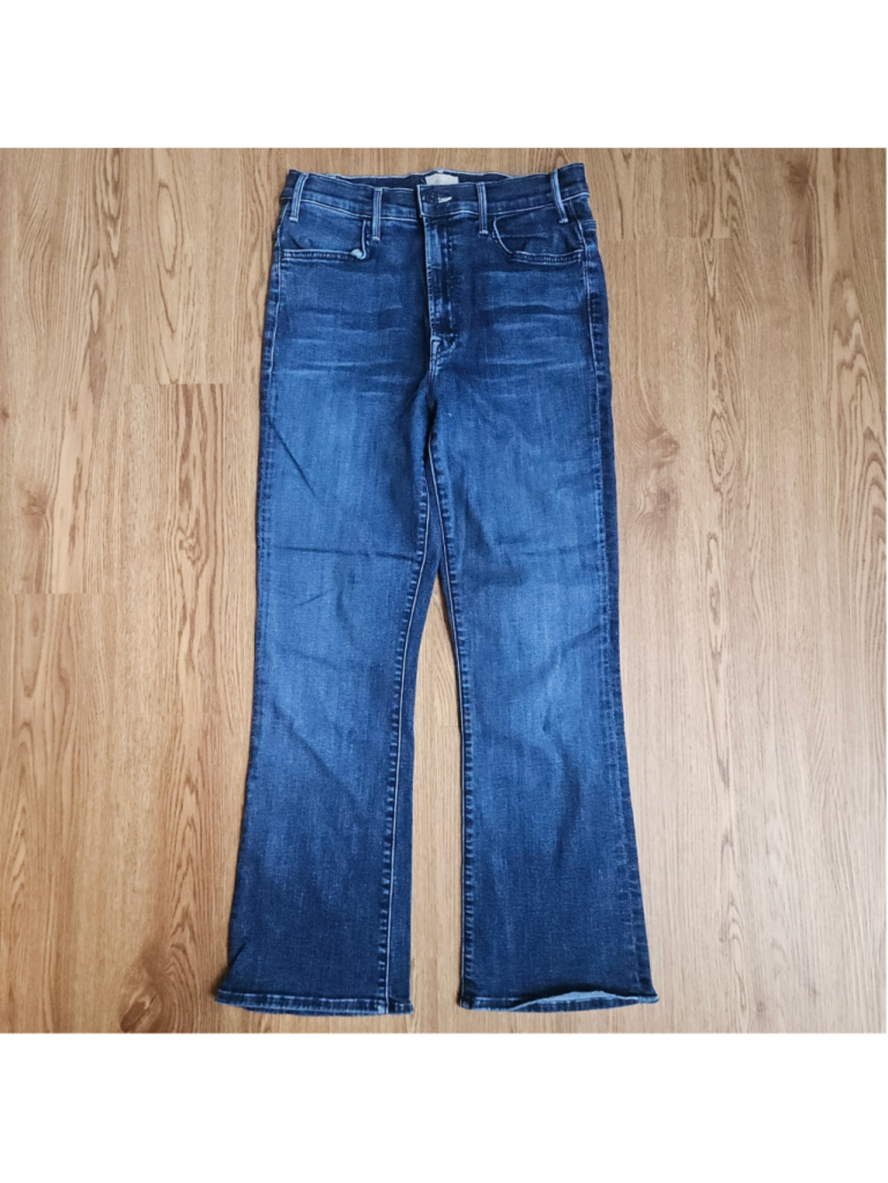 Mother The Hustler Ankle Heirloom Jeans Stretch Denim Womens 30 Dark Wash